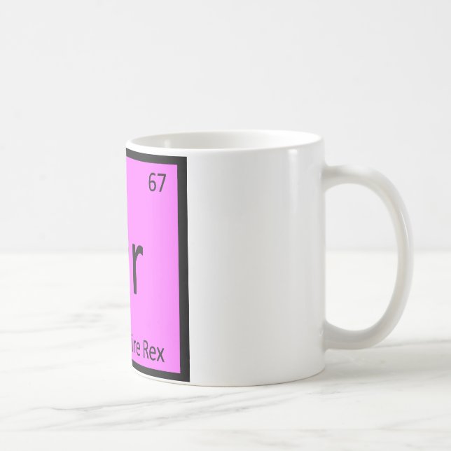 Dr - Devonshire Rex Katt Kemiskt Element Symbol Kaffemugg (Höger)