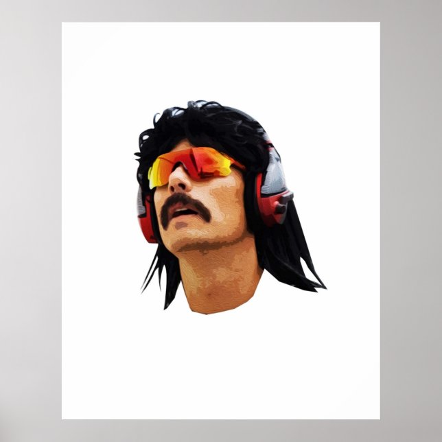 Dr Disrespect. Poster (Framsidan)