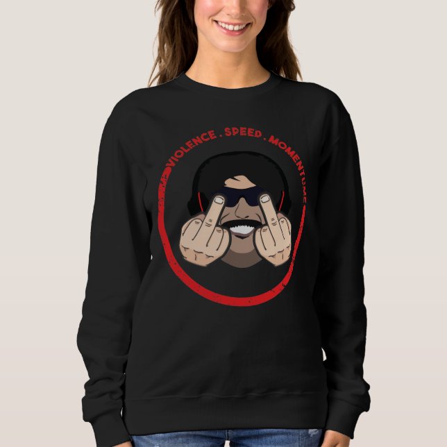 Dr Disrespect Violence Speed Momentum T-Shirt (Framsida)