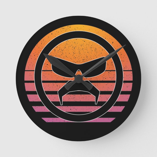 Dr Disrespect Violence Speed Momentum T-Shirt Rund Klocka (Framsida)