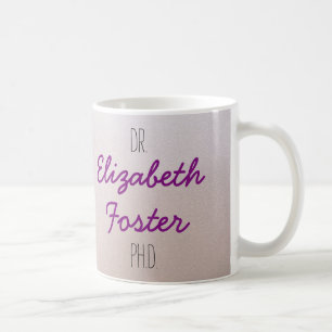 Dr (ditt namn) PhD-studentenmugg Kaffemugg