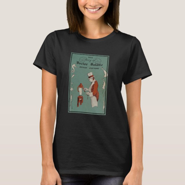 Dr Dolittle Bok Cover T Shirt (Framsida)
