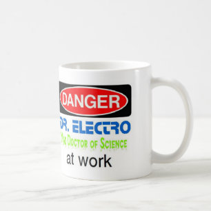 Dr. Electro på arbete Kaffemugg