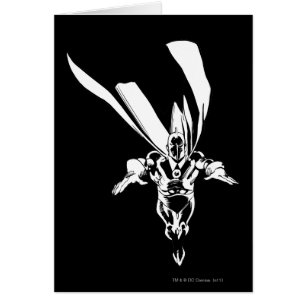 Dr Fate Flies Outline Hälsningskort