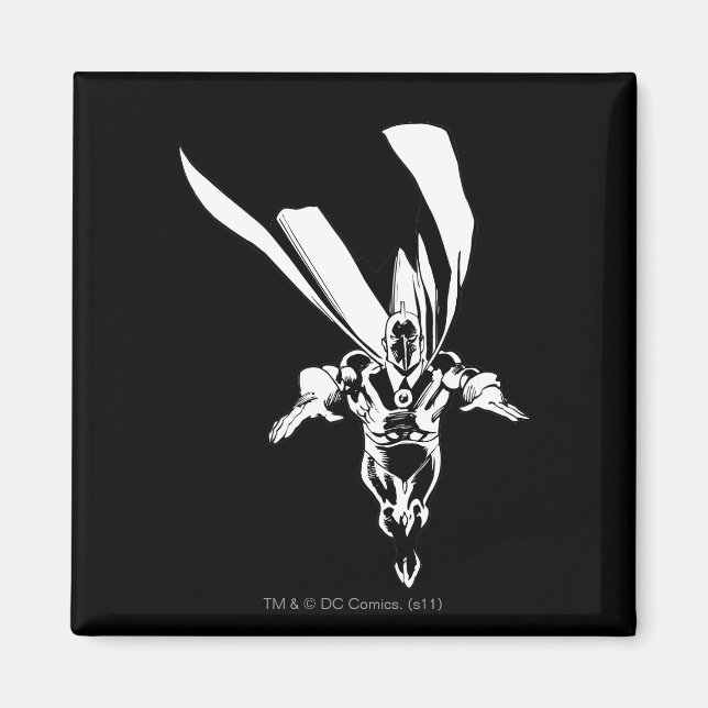 Dr Fate Flies Outline Magnet (Framsidan)