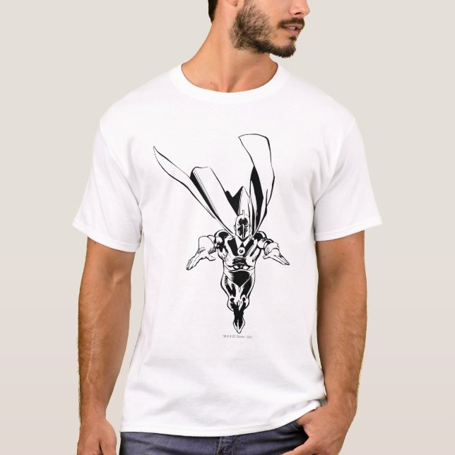 Dr Fate Flies Outline T Shirt (Framsida)
