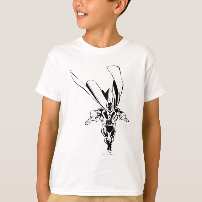 Dr Fate Flies Outline T Shirt (Framsida)