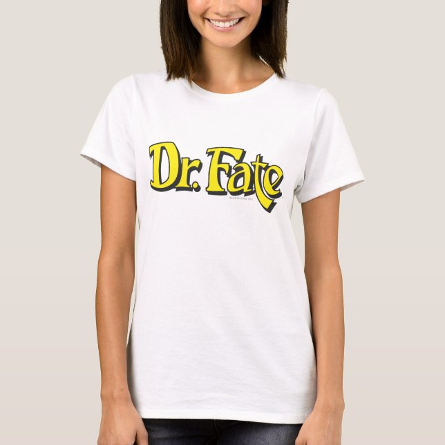 Dr. Fate Logotyp Tee Shirt (Framsida)