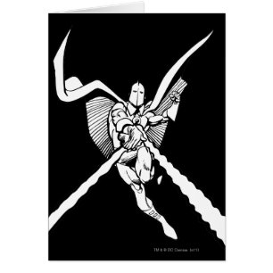 Dr. Fate Magic Outline Hälsningskort