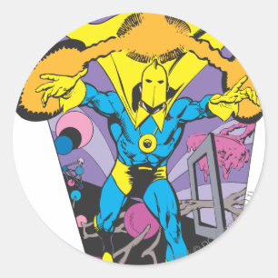 Dr Fate Manipulates Magic Runt Klistermärke