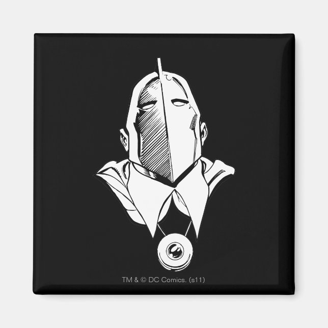 Dr Fate Mask-disposition Magnet (Framsidan)