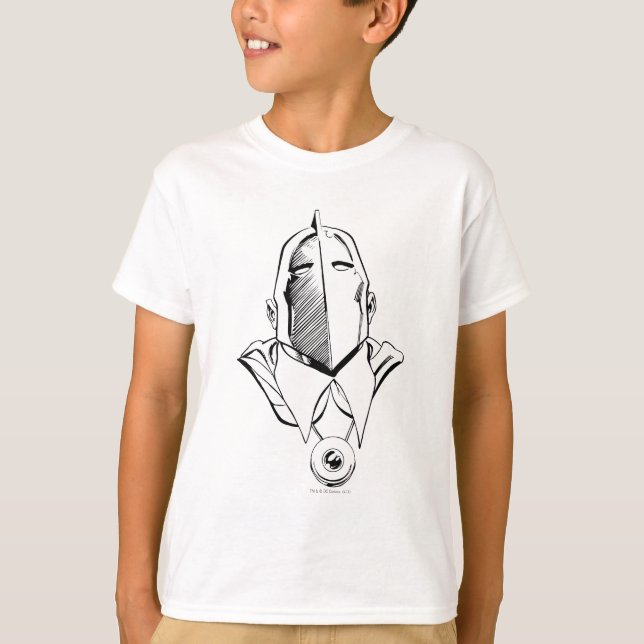 Dr Fate Mask-disposition Tee Shirt (Framsida)