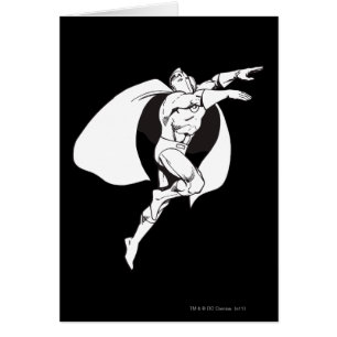 Dr Fate Soaring Outline Hälsningskort