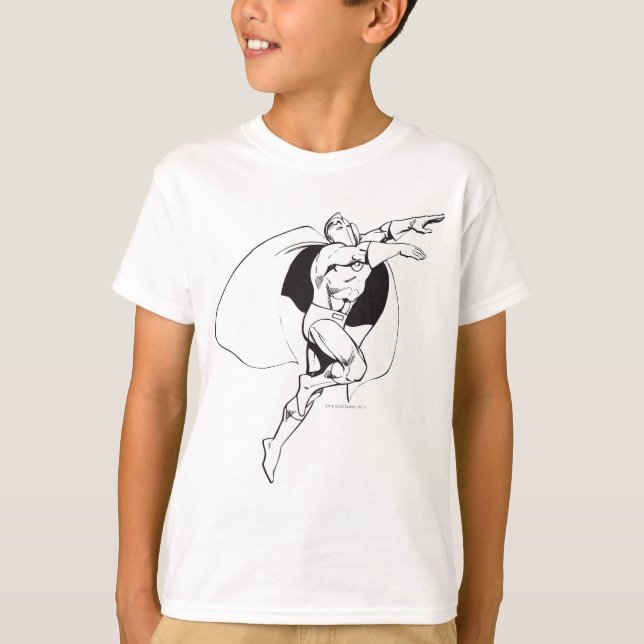 Dr Fate Soaring Outline T-shirt (Framsida)