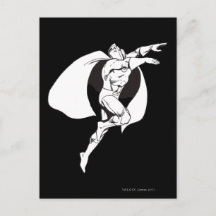 Dr Fate Soaring Outline Vykort