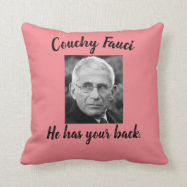 Dr Fauci, Couchy Fauci, han har ryggen, lax Kudde