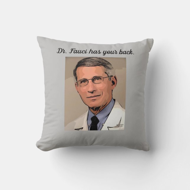 Dr Fauci Kudde (Framsida)