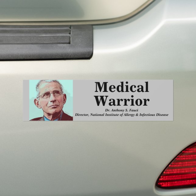Dr Fauci, Medical Warrior Bildekal (På Bil)