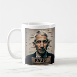 Dr Fauci Mugshot Kaffemugg