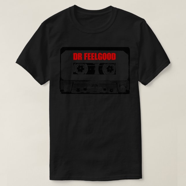 Dr Feelgood Cassette Tape T Shirt (Design framsida)