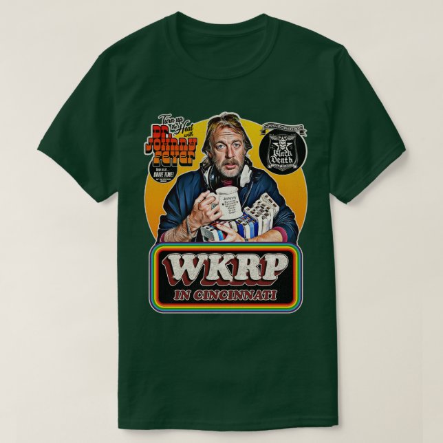 Dr Fever at Drive Time WKRP in Cincinnati T Shirt (Design framsida)