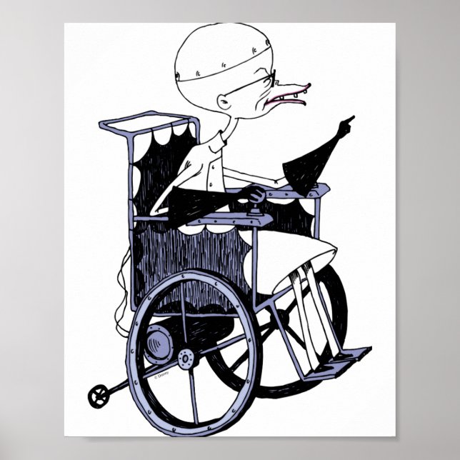 Dr Finkelstein galen vetenskapsman baby Poster (Framsidan)
