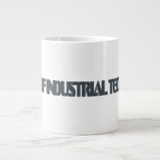 DR för industriell teknik Jumbo Mugg (Framsidan)