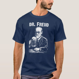 Dr Freud med Beer Illustration T Shirt