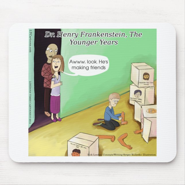 Dr Henry Frankstien Youthful Years Musmatta (Framsidan)