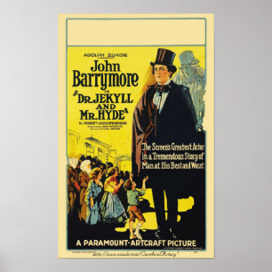 Dr. Jekyll och Herr Hyde (1920) filmaffisch Poster