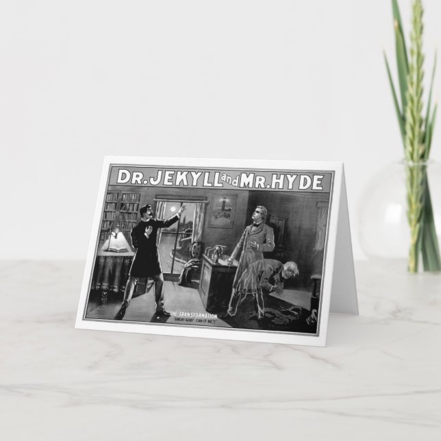 Dr. Jekyll och Herr Hyde Kort (Framsida)