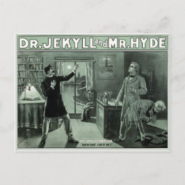Dr Jekyll och Hyde 1880 Postcard Vykort