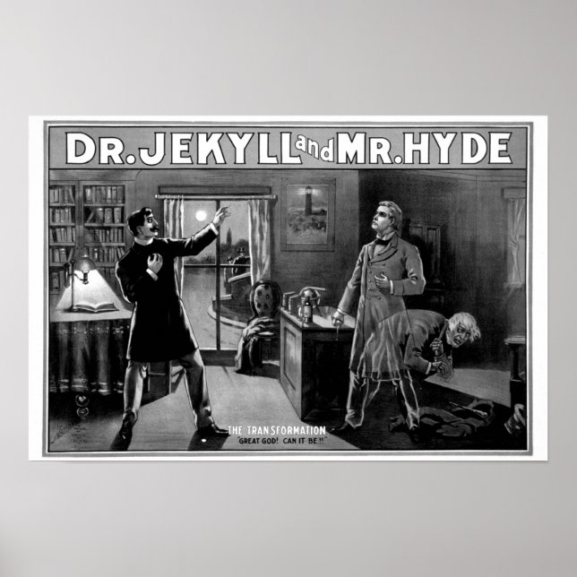 Dr Jekyll och Hyde Poster (Framsidan)