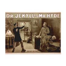 Dr. Jekyll och Mr. Hyde Vintage Illustration 1880-