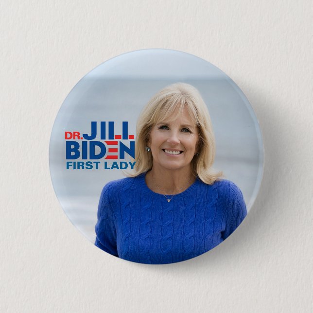 Dr. Jill Biden för den första damen Knapp (Framsida)