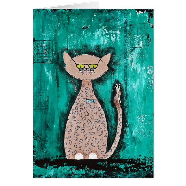 Dr. Joel, den Paisley tandläkaren Hälsningskort (Framsidan)