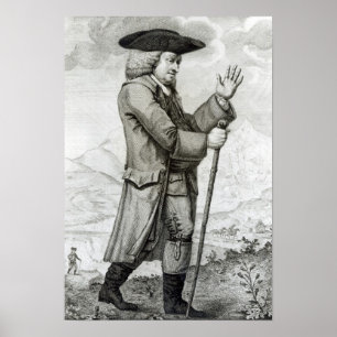 Dr Johnson i hans resande klänning, 1786 Poster