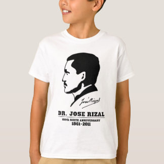 Dr Jose Rizal @ 150-årsdagen av Souvenirs Tee Shirt