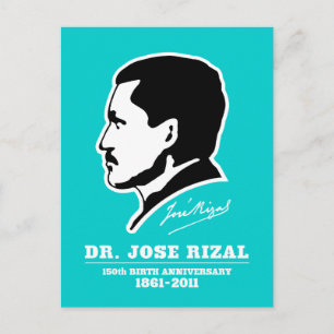 Dr Jose Rizal @ 150-årsdagen av Souvenirs Vykort