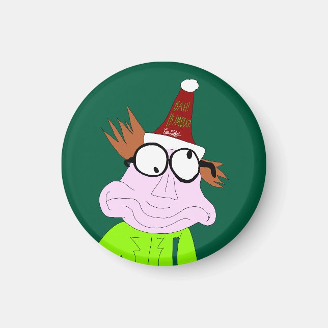 Dr. LeBrick Bah Humbug jul Magnet (Framsidan)