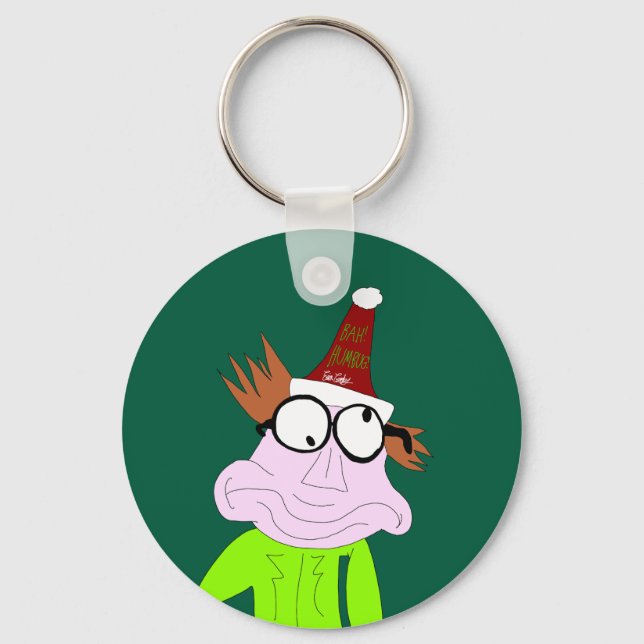 Dr. LeBrick Bah Humbug jul Nyckelring (Framsida)