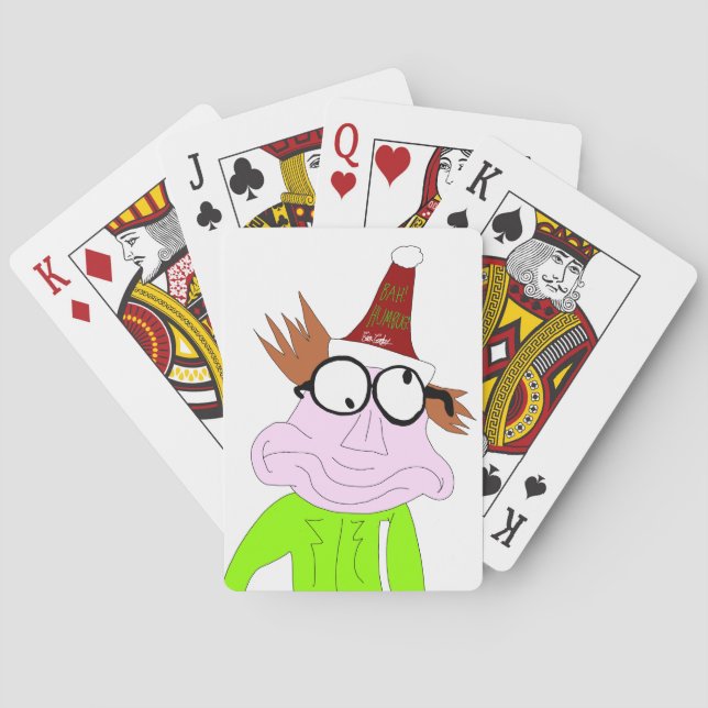Dr. LeBrick Bah Humbug xmas Classic Playing Cards Casinokort (Baksidan)