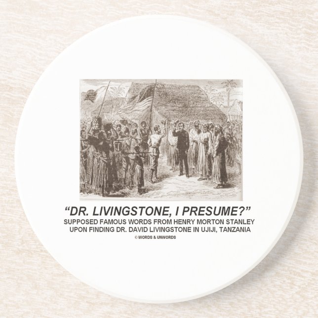 Dr. Livingstone, antar jag? Underlägg (Framsidan)