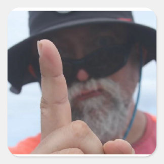 dr Luke är inte imponerad Fyrkantigt Klistermärke