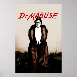 Dr. Mabuse 1922 klassisk film Poster