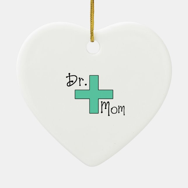 Dr. Mamma Julgransprydnad Keramik (Baksidan)