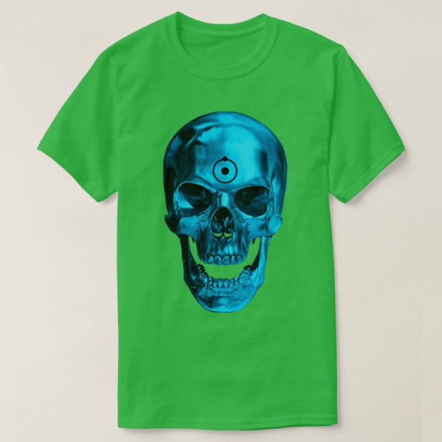 DR MANHATTAN Skull T Shirt (Design framsida)