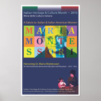 Dr Maria Montessori Poster