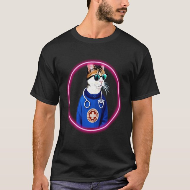 Dr Meow T Shirt (Framsida)