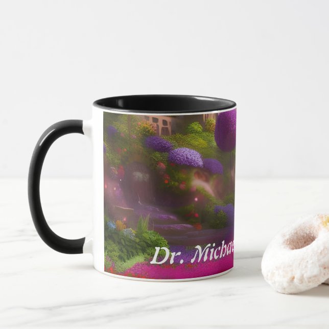 Dr Michael's Morgontea-Personligen Anpassa Mugg (Med munk)